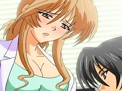 Virgin young man gets sexual education – Uncensored Hentai